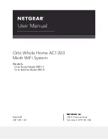 Предварительный просмотр 1 страницы NETGEAR Orbi RBR10 User Manual