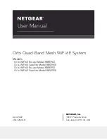 NETGEAR Orbi RBRE950 User Manual preview