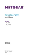 NETGEAR PLP1200 User Manual preview