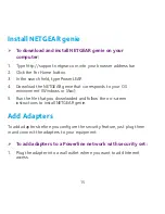 Предварительный просмотр 15 страницы NETGEAR PowerLEAP WiFi 1000 Quick Start Manual