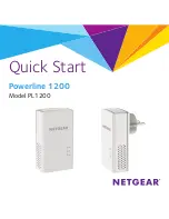 NETGEAR Powerline 1200 Quick Start Manual preview