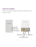 Preview for 4 page of NETGEAR Powerline 1200 Quick Start Manual