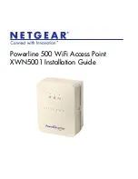 NETGEAR Powerline 500 XWN5001 Installation Manual предпросмотр