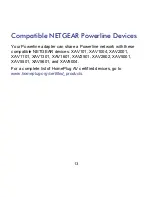 Предварительный просмотр 15 страницы NETGEAR Powerline 500 XWN5001 Installation Manual