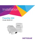 NETGEAR Powerline 500 Installation Manual предпросмотр