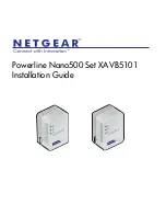 Preview for 1 page of NETGEAR Powerline Nano500 Set XAVB5101 Installation Manual