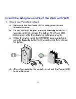 Предварительный просмотр 8 страницы NETGEAR PowerLine XWNB5602 Installation Manual