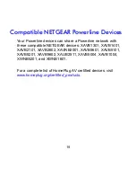 Предварительный просмотр 21 страницы NETGEAR PowerLine XWNB5602 Installation Manual