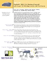 Preview for 1 page of NETGEAR ProSafe FM114P Specifications