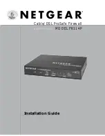 Preview for 1 page of NETGEAR ProSafe FR114P Installation Manual