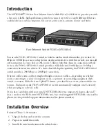 Preview for 3 page of NETGEAR ProSafe FS105v2 Instalation Gude