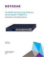 NETGEAR ProSAFE FS526Tv2 Hardware Installation Manual preview