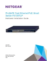 NETGEAR ProSAFE FS728TLP Hardware Installation Manual preview