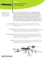 Preview for 1 page of NETGEAR ProSafe GS116 Specifications