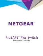 NETGEAR ProSafe Plus FS116E Reviewer'S Manual preview