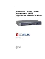 Предварительный просмотр 1 страницы NETGEAR ProSecure Appliance Reference Manual