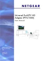 NETGEAR PTVU1000 User Manual preview