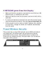 Предварительный просмотр 8 страницы NETGEAR R6200v2 Installation Manual