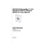 NETGEAR RangeMax 240 WPNT121 User Manual preview