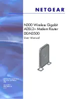 Preview for 1 page of NETGEAR RangeMax DGN3500 User Manual