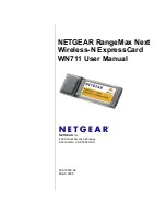 NETGEAR RangeMax Next WN711 User Manual preview