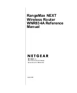 NETGEAR RangeMax NEXT WNR834A Reference Manual preview