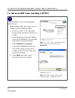 Preview for 24 page of NETGEAR RangeMax Wireless USB 2.0 Adapter WPN111  WPN111NA WPN111NA User Manual