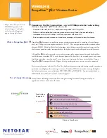 Preview for 1 page of NETGEAR RangeMax WNR834B Brochure