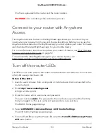 Preview for 104 page of NETGEAR RAX30 User Manual
