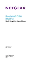 NETGEAR ReadyNAS OS 6 RR2312 Hardware Manual предпросмотр