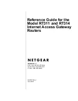 NETGEAR RT311 Reference Manual preview