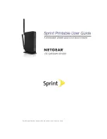 Предварительный просмотр 1 страницы NETGEAR Sprint 6100D User Manual