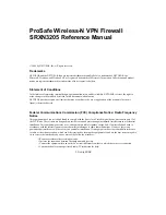 NETGEAR SRXN3205 - ProSafe Wireless-N VPN Firewall Wireless Router Reference Manual preview