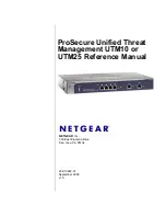 NETGEAR UTM10 - ProSecure Unified Threat Management Appliance Reference Manual preview