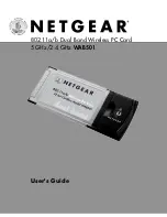 NETGEAR WAB501 - 802.11a/b Dual Band PC Card User Manual preview