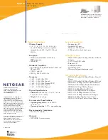 Preview for 2 page of NETGEAR WG111U - Double 108 Mbps Wireless USB 2.0 Adapter Specifications