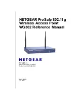 NETGEAR WG302v1 - ProSafe 802.11g Wireless Access Point Reference Manual предпросмотр