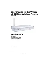 Предварительный просмотр 1 страницы NETGEAR WG602 V3 User Manual