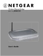 Preview for 1 page of NETGEAR WGE101 User Manual