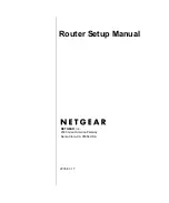 NETGEAR WGR614 v7 Setup Manual preview