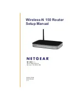 Preview for 1 page of NETGEAR WGR614 Setup Manual