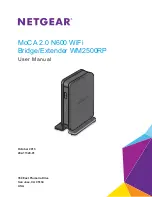 NETGEAR WM2500RP User Manual предпросмотр