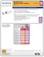 Preview for 1 page of NETGEAR WN111v1 - RangeMax Next Wireless USB 2.0 Adapter Datasheet