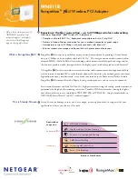 Preview for 1 page of NETGEAR WN311B Brochure