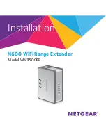 Предварительный просмотр 1 страницы NETGEAR WN3500RP Installation Manual