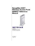 NETGEAR WN802T Reference Manual предпросмотр