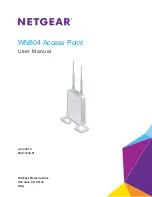 Предварительный просмотр 1 страницы NETGEAR WN804 User Manual