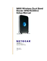 NETGEAR WNDR3300v2 Setup Manual предпросмотр