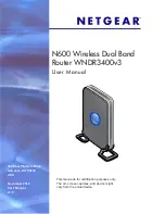 NETGEAR WNDR3400v3 User Manual preview