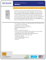 Предварительный просмотр 1 страницы NETGEAR WNMR834 Datasheet